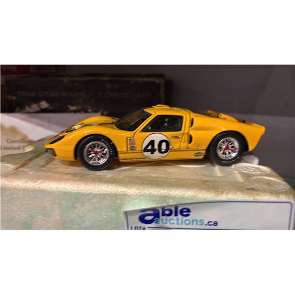 1966 GT40 MARK II 7 LITRE 427 DIECAST MODEL WITH CERTIFICATE OF AUTHENTICITY