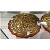 Image 2 : PAIR OF METAL DRAGON MOTIF ART PIECES