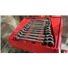 Image 2 : SET OF BLUE-POINT RATCHETING COMBINATION WRENCHES