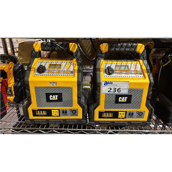 2- CAT CJ1000DXT 3-IN-1 PORTABLE POWER STATIONS *UNKNOWN WORKING CONDITION*