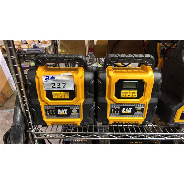 2- CAT CLJ25C 2500 AMP LITHIUM JUMP STARTERS *UNKNOWN WORKING CONDITION*