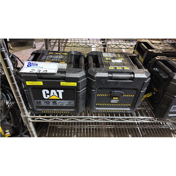 2- CAT 1200A PORTABLE POWER STATIONS *UNKNOWN WORKING CONDITION*