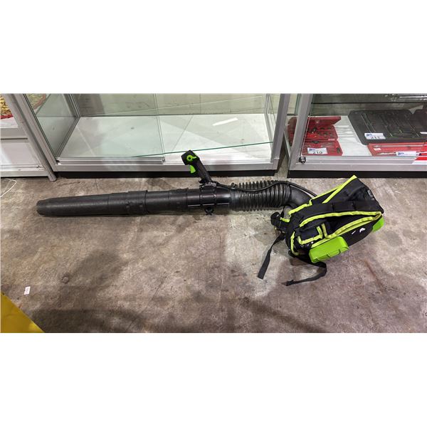 GREENWORKS PRO BPB80L00 BATTERY POWERED BACKPACK BLOWER *NO BATTERY OR CHARGER*