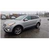 Image 1 : 2013 HYUNDAI SANTA FE XL AWD, 4DR SUV, SILVER, VIN KM8SNDHF9DU004956,