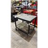 Image 2 : LUXOR PLASTIC 2 TIER MOBILE UTILITY CART