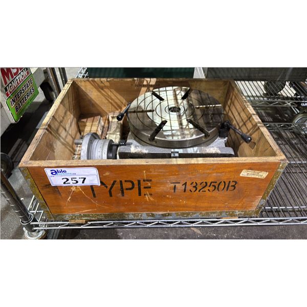 MACHINIST ROTARY TABLE IN WOODEN CRATE