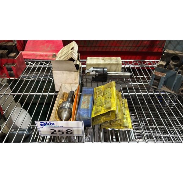 GROUP OF MACHINIST BITS, CENTER & INSERTS