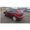 Image 3 : 2007 FORD FOCUS SES, 4DR HATCHBACK, RED, VIN 1FAFP37NX7W337913,