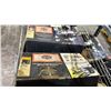 Image 3 : SHELF OF ASSORTED MOTORCYCLE SPEEDOMETERS, MASTER CYLINDERS & PARTS