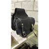 Image 2 : SET OF BLACK LEATHER MOTORCYCLE SADDLEBAGS