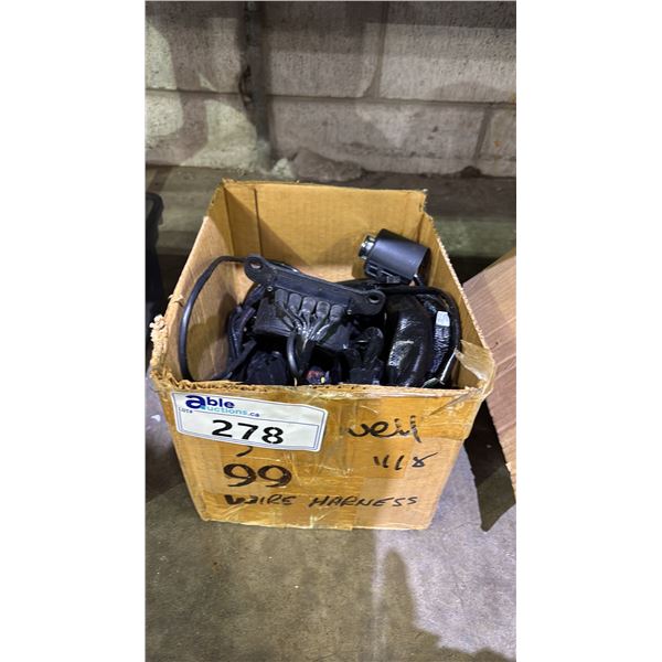 BOX OF SPEEDOMETER, IGNITION & WIRING COMPONENTS
