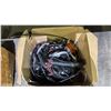 Image 2 : BOX OF MOTORCYCLE LIGHTS WITH WIRING