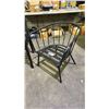Image 4 : BLACK METAL PATIO BENCH & CHAIR