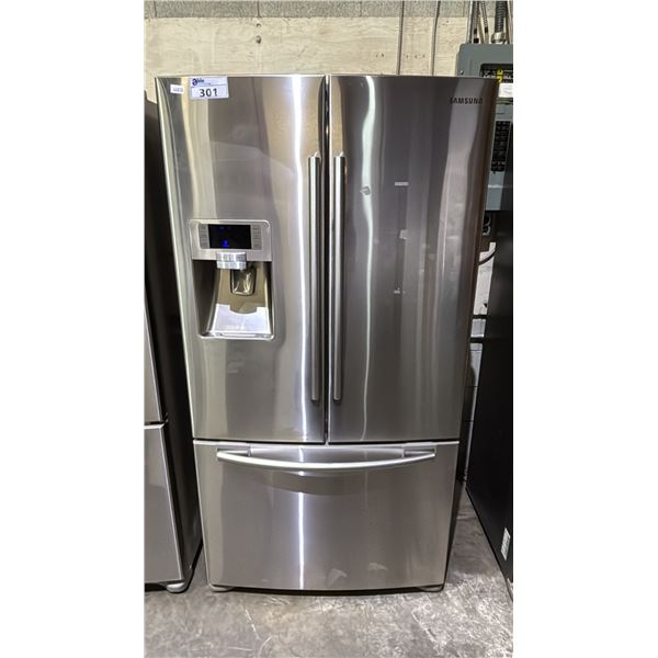 SAMSUNG RFG237ACRS/XAC 36" STAINLESS STEEL FRENCH DOOR REFRIGERATOR WITH BOTTOM FREEZER DRAWER &