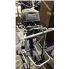 Image 5 : YAMAHA T9.9ELRX 9.9HP OUTBOARD MOTOR ON MOBILE STAND *UNKNOWN WORKING CONDITION*