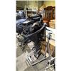 Image 1 : YAMAHA T9.9PXRC 9.9HP OUTBOARD MOTOR ON MOBILE STAND *UNKNOWN WORKING CONDITION*