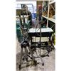 Image 1 : HARPER BASIN TOP MOBILE CART WITH WOODEN TOP & 3 ASSORTED STANDS