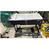 Image 5 : HARPER BASIN TOP MOBILE CART WITH WOODEN TOP & 3 ASSORTED STANDS