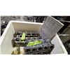 Image 3 : ASSORTED ENGINE PARTS ON MOBILE 2 TIER CART