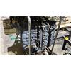 Image 7 : ASSORTED ENGINE PARTS ON MOBILE 2 TIER CART