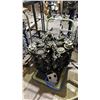 Image 2 : LARGE ENGINE ON MOBILE CART