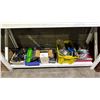 Image 1 : SHELF OF ASSORTED HARDWARE, PARTS & ACCESSORIES