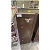 Image 2 : BROWN GUN SAFE/CABINET *LOCKS NEED REPLACEMENT* APPROX 21"W X 16"D X 55"H