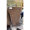 Image 2 : BROWN GUN SAFE/CABINET *LOCKS NEED REPLACEMENT* APPROX 21"W X 16"D X 55"H