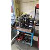 Image 1 : METAL 2 TIER CART WITH ASSORTED MARINE PARTS