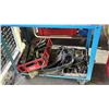 Image 3 : METAL 2 TIER CART WITH ASSORTED MARINE PARTS
