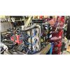 Image 4 : METAL 2 TIER CART WITH ASSORTED MARINE PARTS