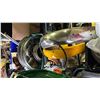 Image 4 : PALLET OF ASSORTED MOTORCYCLE PARTS, SADDLEBAGS, FENDERS & MORE