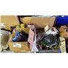 Image 2 : PALLET OF ASSORTED STEREO EQUIPMENT, PAINTBALLS, MARINE BBQ, LINENS, PARTS & MORE