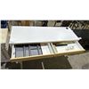 Image 2 : 2 DRAWER MODERN DESK APPROX 56"W X 20"D X 30"H