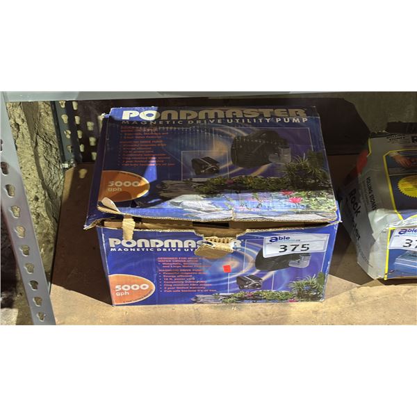 PONDMASTER MAGNETIC DRIVE UTILITY PUMP 5000 GPH