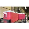 Image 2 : PAIR OF RED COLEMAN CAMPING COOLERS, LULULEMON YOGA MAT & UMBRELLA