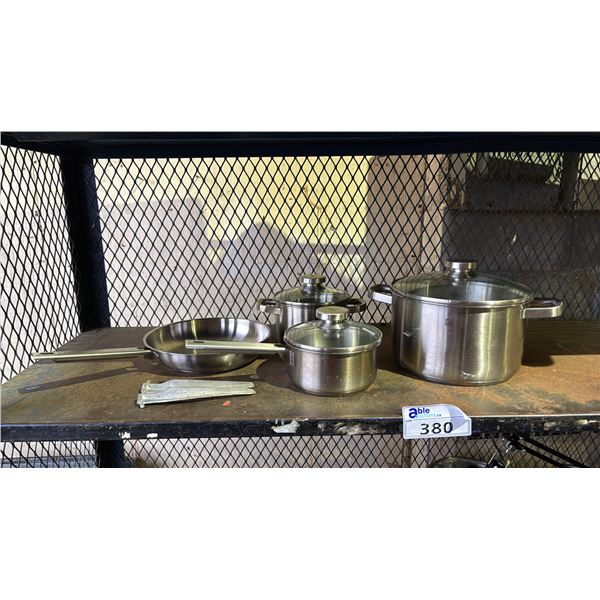 HENCKELS 3 POTS & 1 FRYING PAN SET