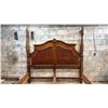 Image 2 : CARVED HARDWOOD FOUR POSTER KING SIZE BED FRAME