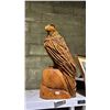 Image 1 : CARVED WOOD EAGLE STATUE