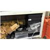 Image 2 : BLACK METAL SHELVES, HARDWARE & BRACKETS