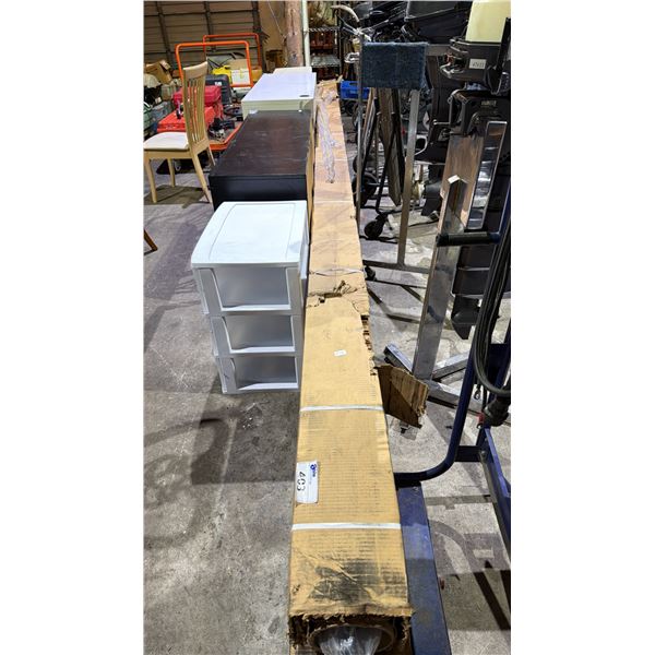 APPROX 20' RETRACTABLE DARK GREY RV AWNING