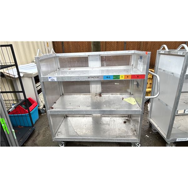 HEAVY DUTY ALUMINUM ORDER PICKING CART