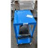 Image 2 : BLUE METAL 3 TIER MOBILE WORK STATION CART