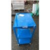 Image 2 : BLUE METAL 3 TIER MOBILE WORK STATION CART
