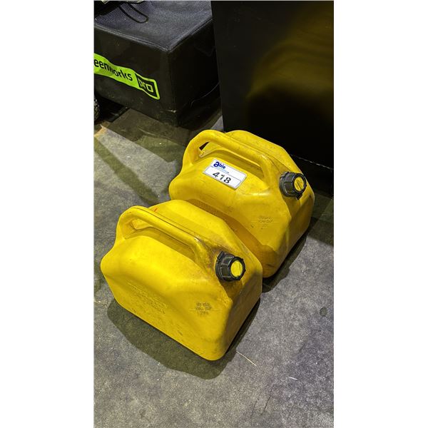PAIR OF 20L DIESEL JERRY CANS