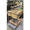Image 1 : YAMAHA F100 OUTBOARD MOTOR ENGINE BLOCK IN METAL CRATE