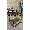 Image 1 : BRETFORD 3-TIER 4-WHEEL A/V CART WITH OUTLETS & EXTENSION