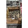 Image 4 : SHELF OF ASSORTED TOOLS INCLUDING; MAKITA CORDLESS DRILLS WITH BATTERIES (NO CHARGER), CRAFTSMAN