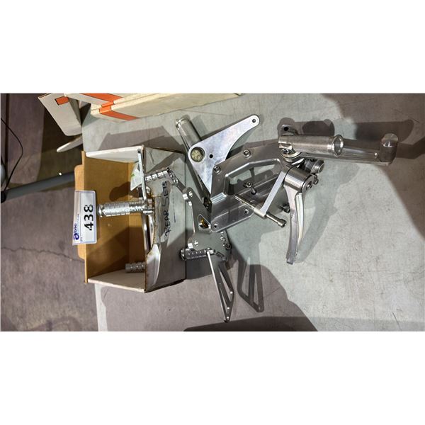 ASSORTED NEW MOTORCYCLE FOOT PEGS