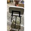 Image 5 : (4) FABRIC SWIVEL BAR STOOLS (CLEANING REQUIRED)
